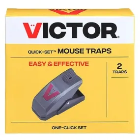 Victor Quick-Set Mouse Trap 2-Pack