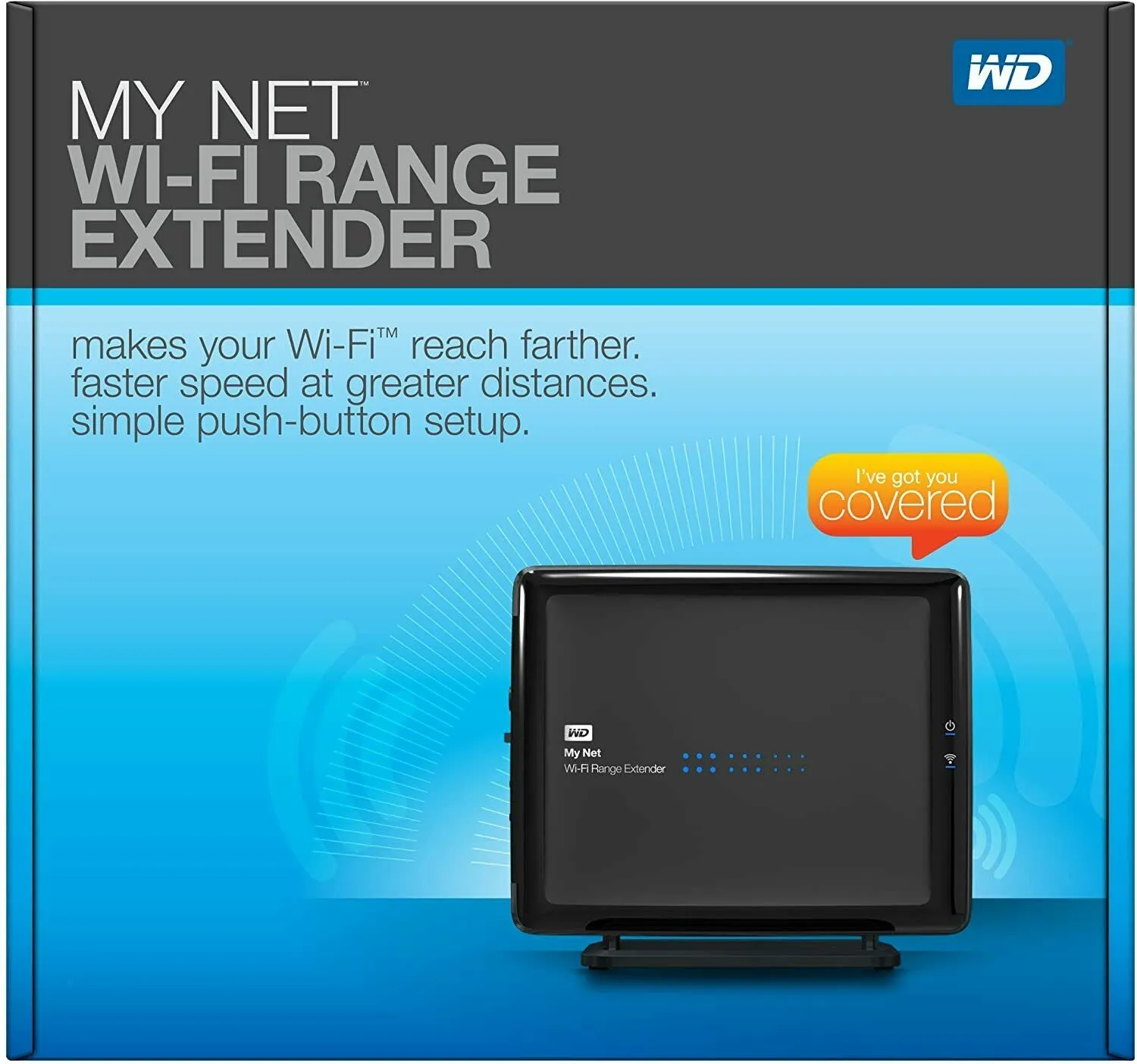 WD My Net Wi-Fi Range Extender- Universal Dual-Band Wireless Network BRAND NEW