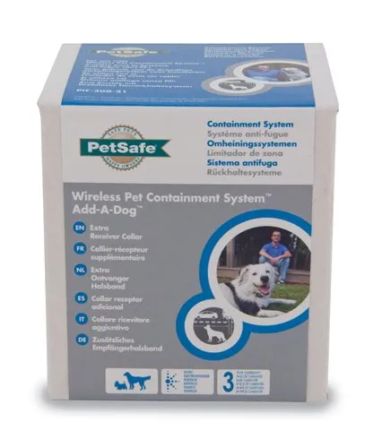 Wireless Pet Containment™ System Add-A-Dog® Extra Receiver Collar