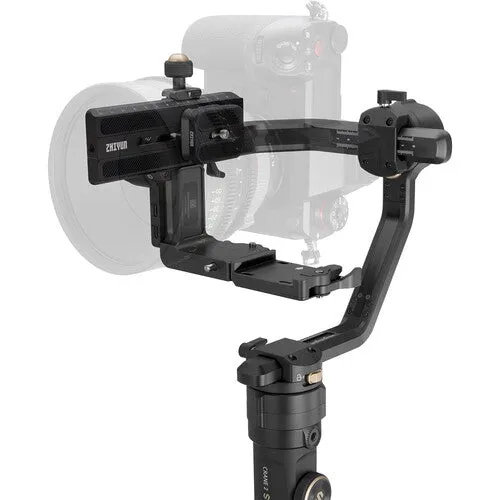 Zhiyun-Tech Crane 2S 3-Axis Handheld Gimbal Stabilizer with New FlexMount System for Upgraded Focus Control and Vertical Shooting